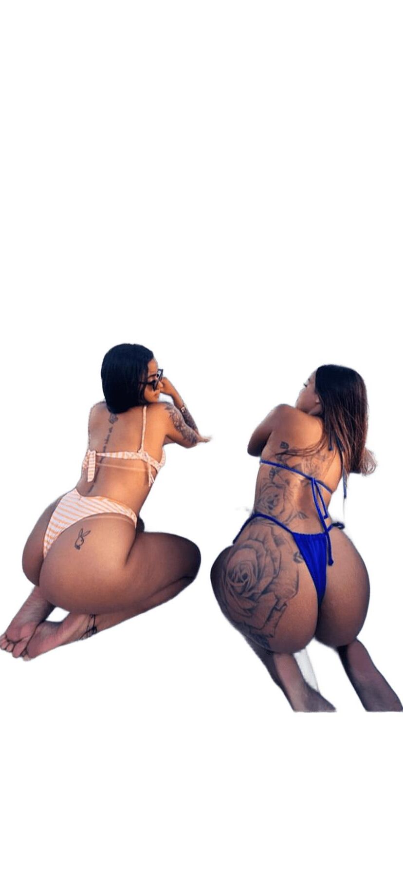 Latina Cute Big Butt Stickers 