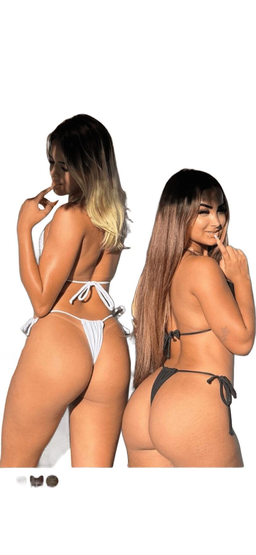 Latina Cute Big Butt Stickers 