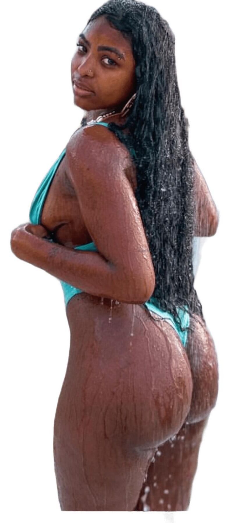 Latina Cute Big Butt Stickers 