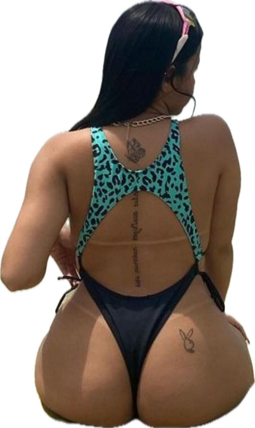 Latina Cute Big Butt Stickers 
