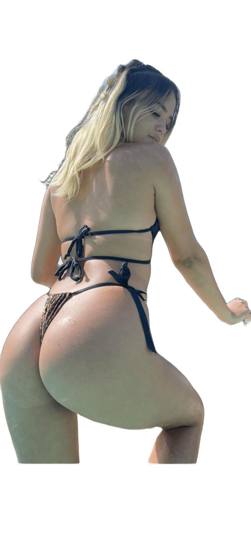 Latina Cute Big Butt Stickers 