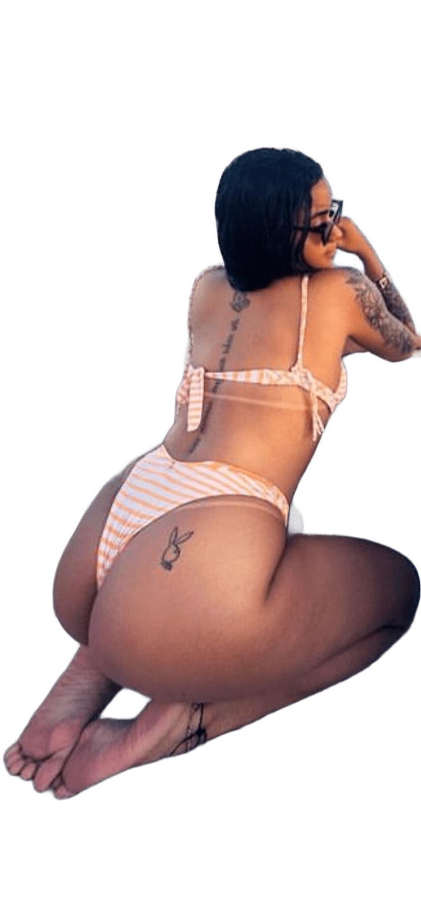 Latina Cute Big Butt Stickers 