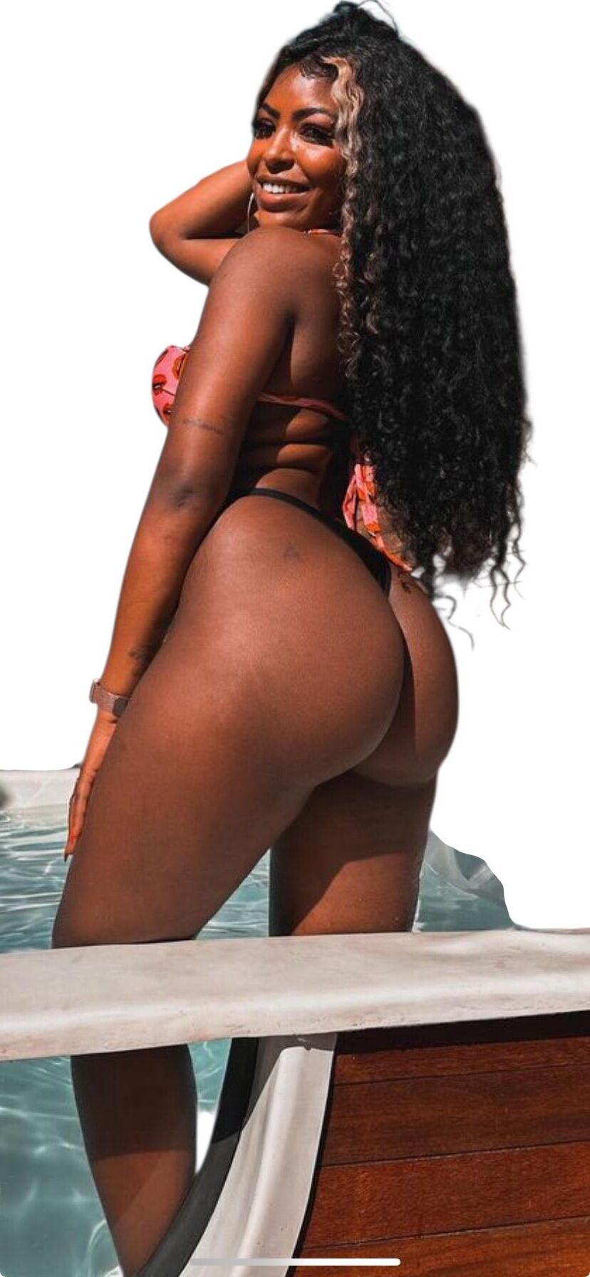 Latina Cute Big Butt Stickers 
