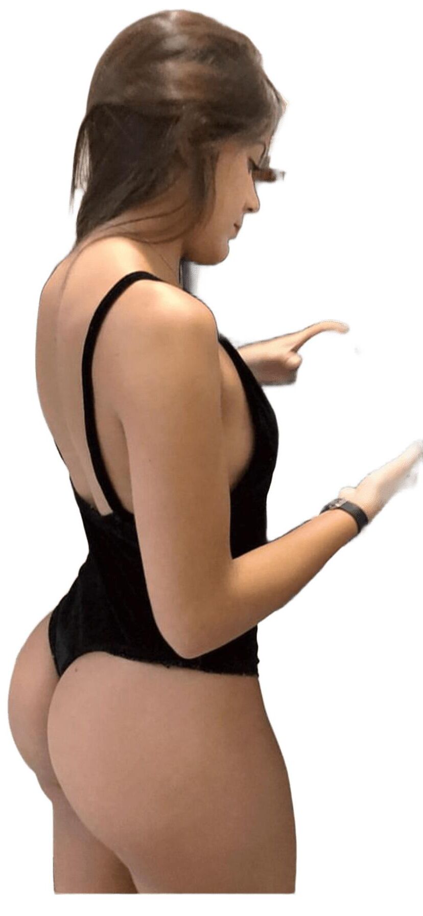 Latina Cute Big Butt Stickers 