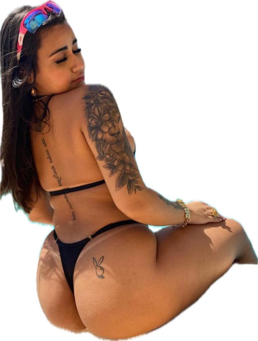 Latina Cute Big Butt Stickers 