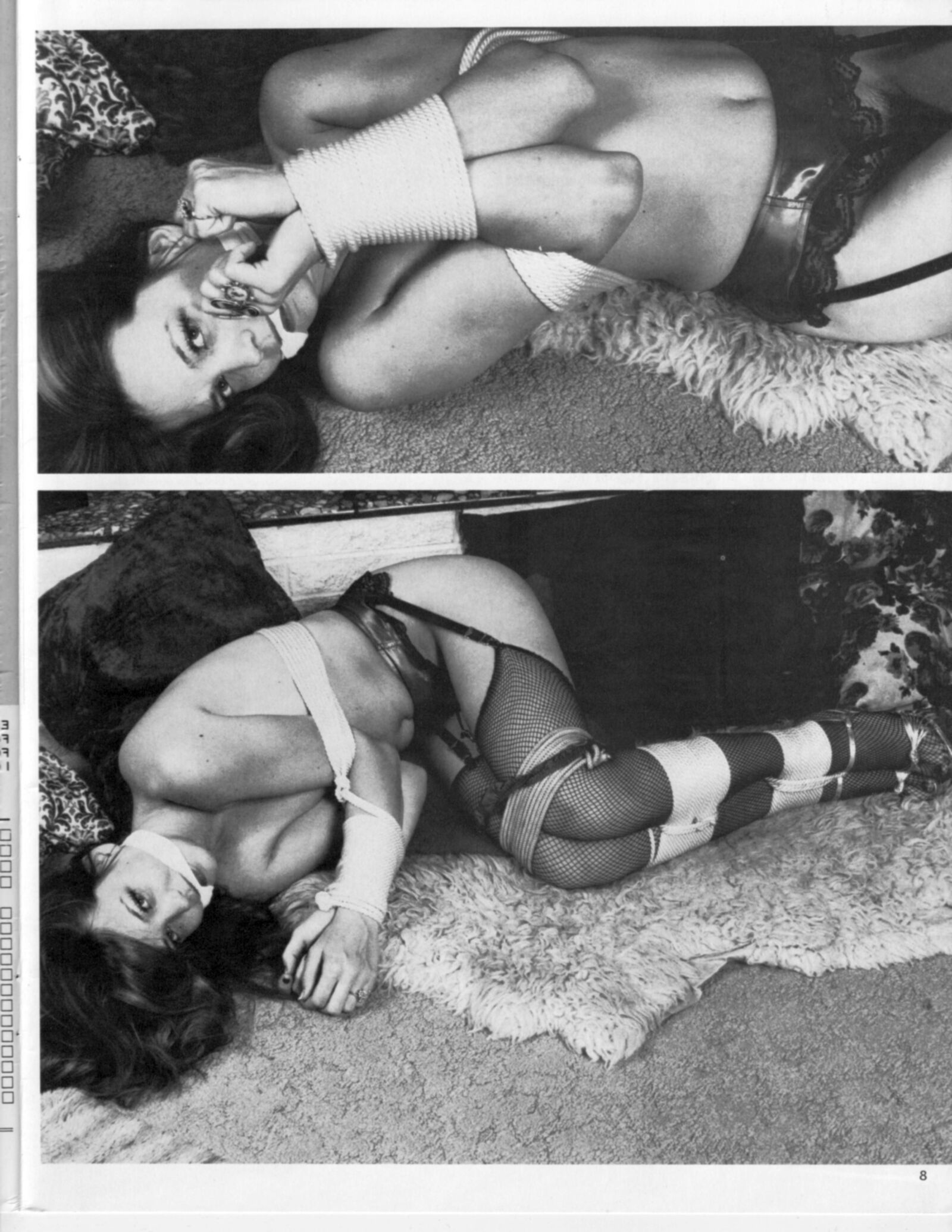Vintage Bondage Magazine gebunden, teilweise