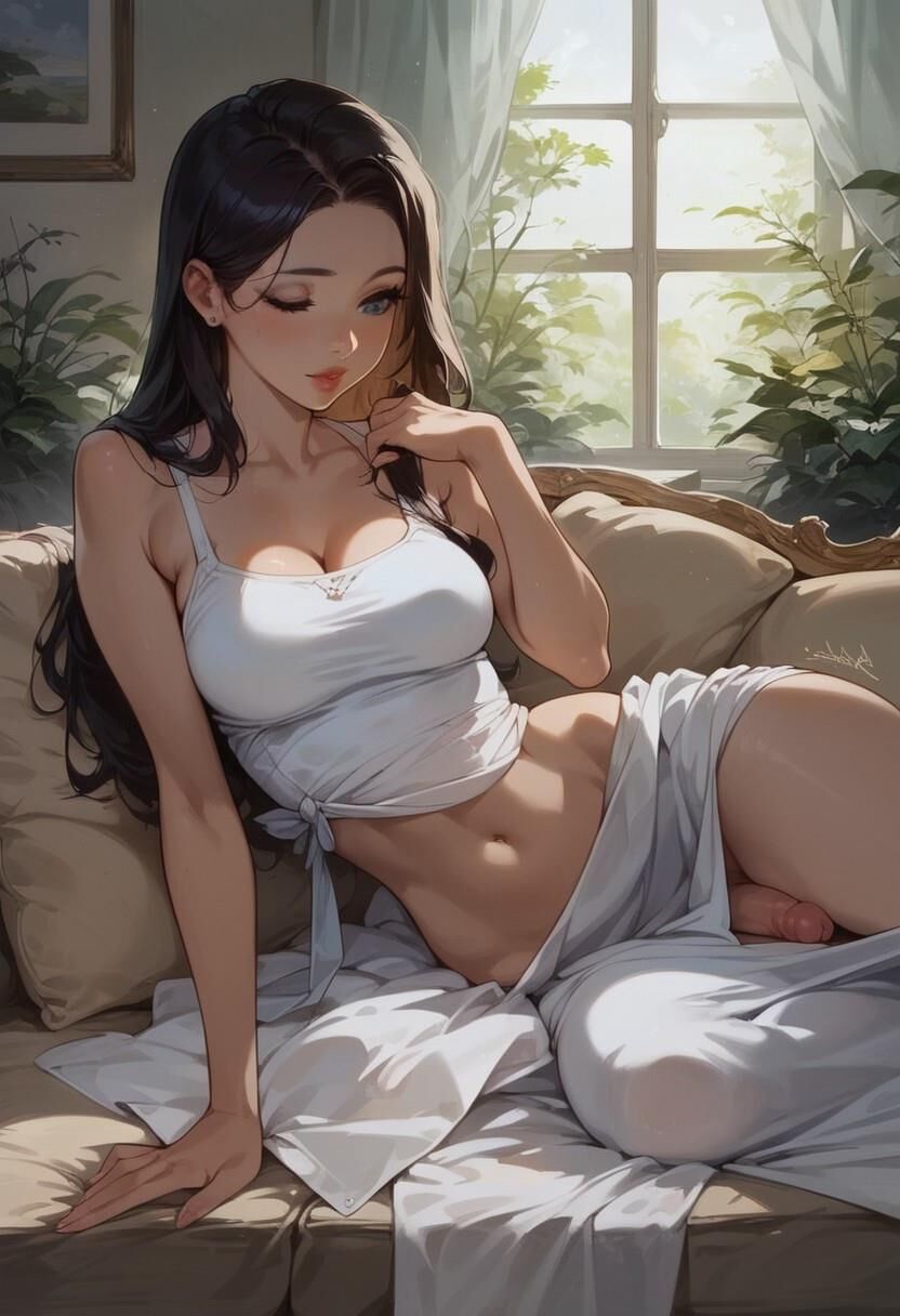 Dickgirls и Femboys / [Femboy / Shemale, без текста, без цензуры]