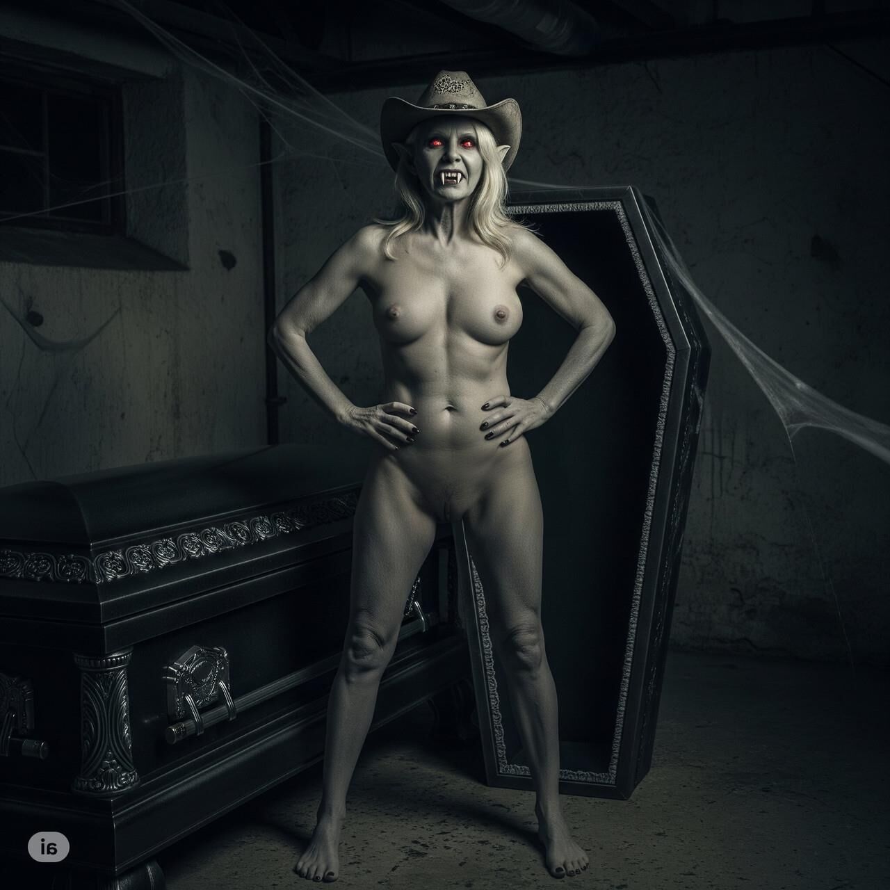 Голые вампиры Cowgirl