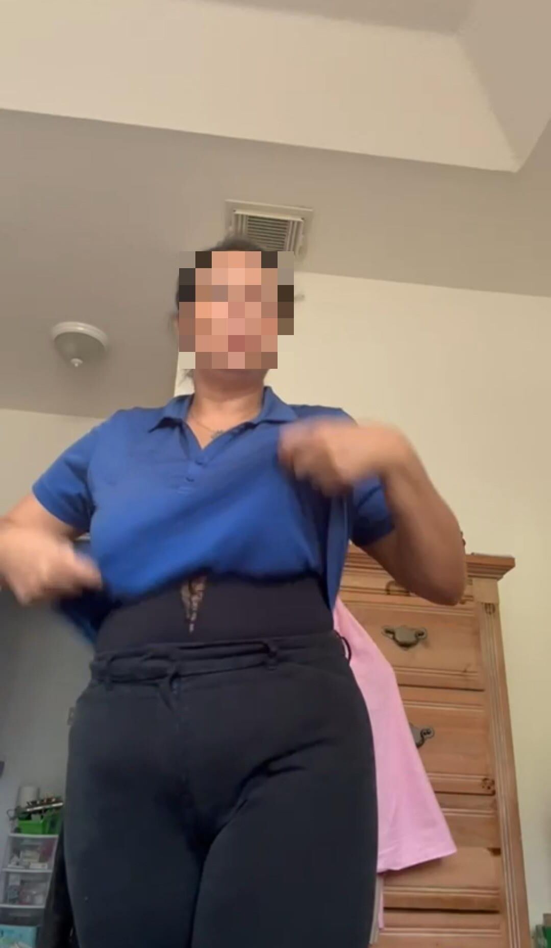 BBW in Black Laced Top Part 