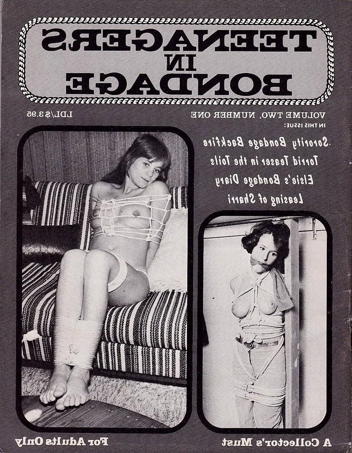 Sortiertes Bondage Magazine Covers