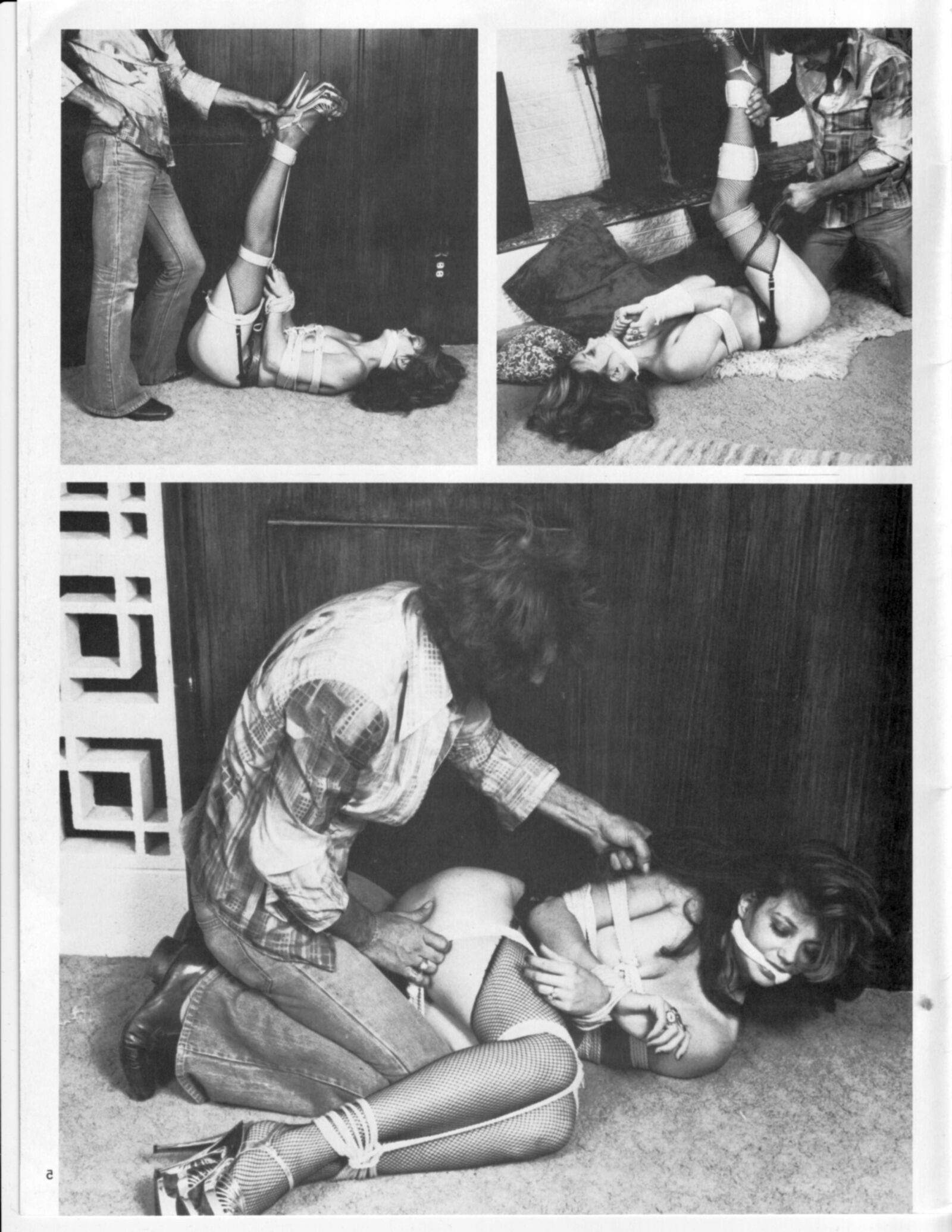 Vintage Bondage Magazine gebunden, teilweise