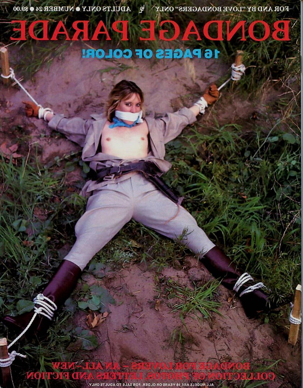 Sortiertes Bondage Magazine Covers