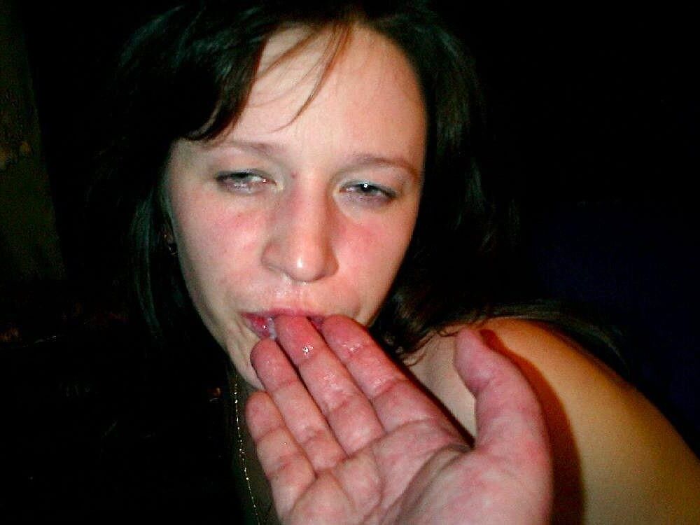 An obedient SubSlut doing as she is told