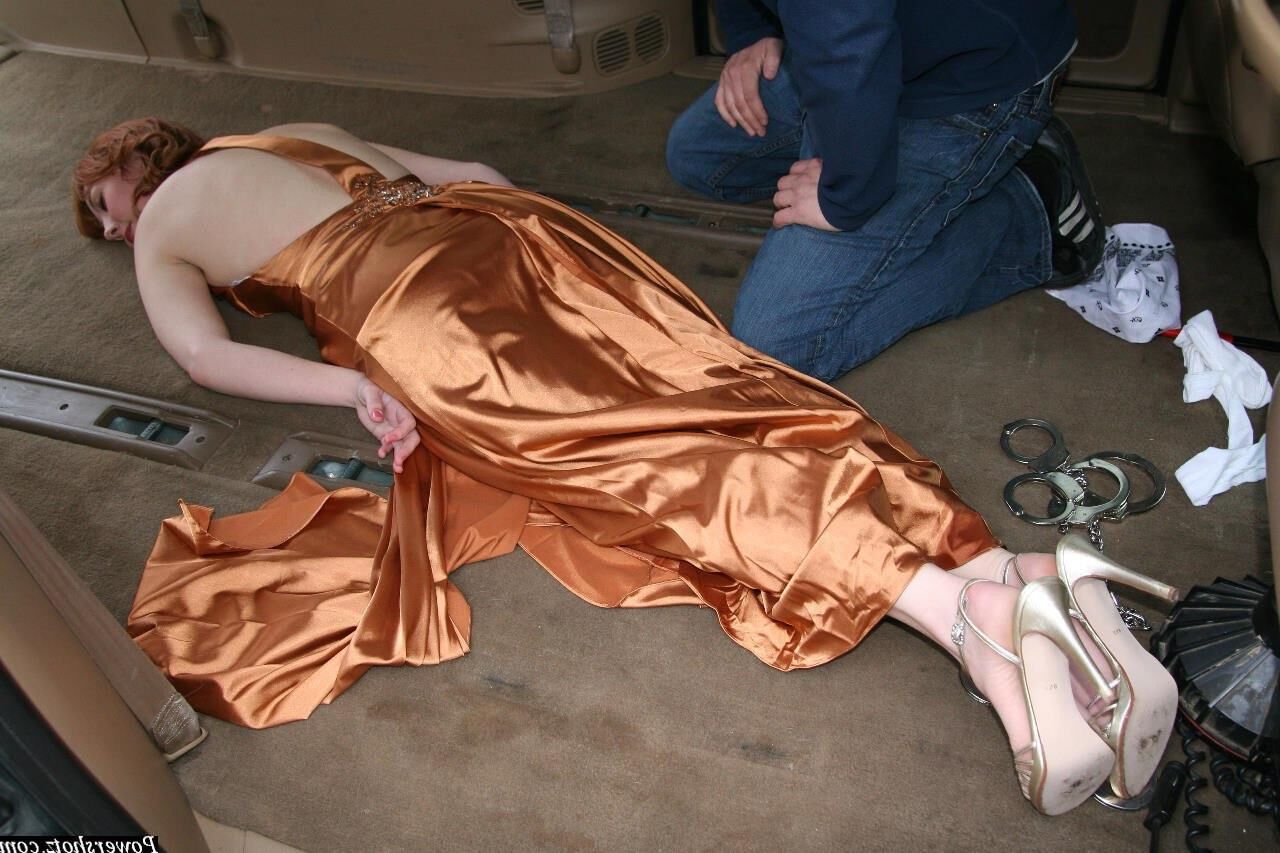 Dressing elegantly for her kidnap experience