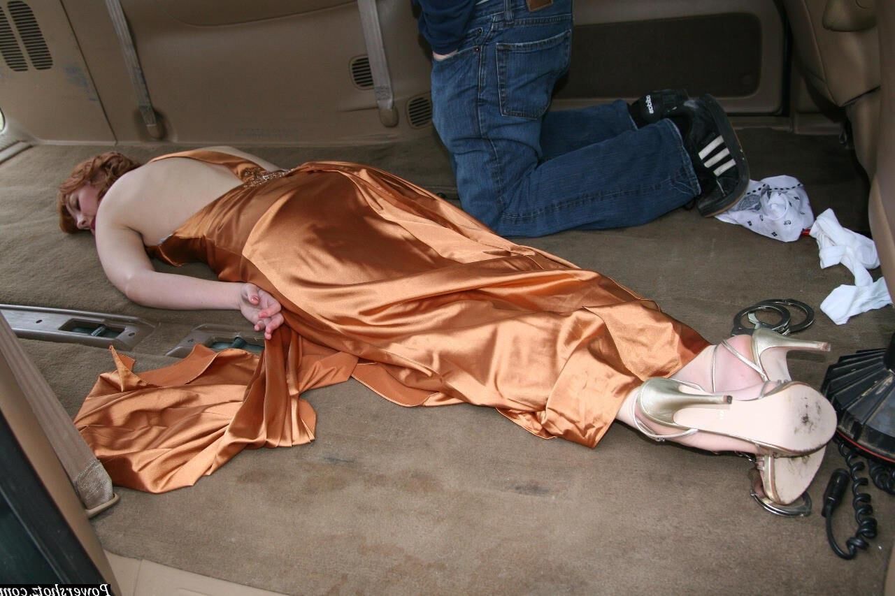 Dressing elegantly for her kidnap experience