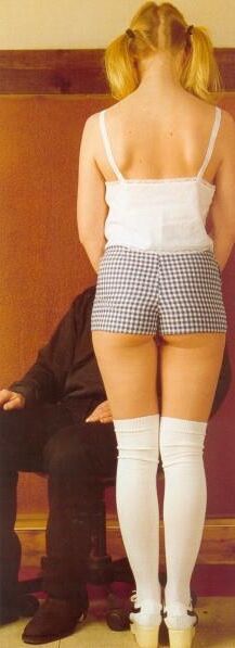 Retro Spayking Janus Julianne Blonde Pony Tail and White Vestier
