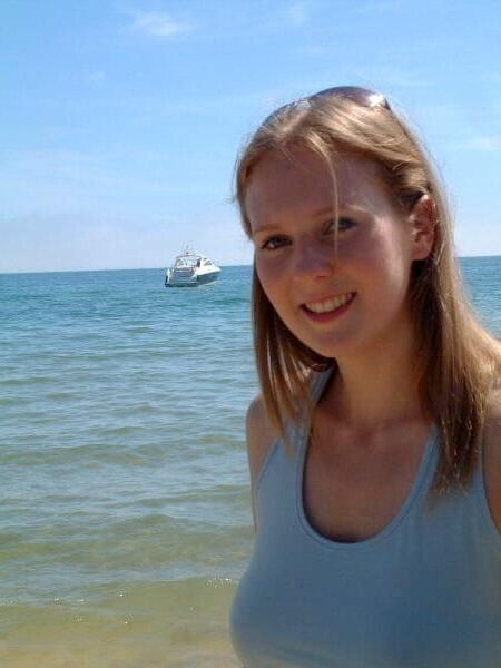 Jessica am Strand