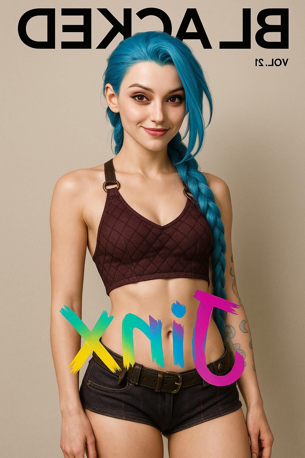 Jinx vs Vi Arcane League of Legends
