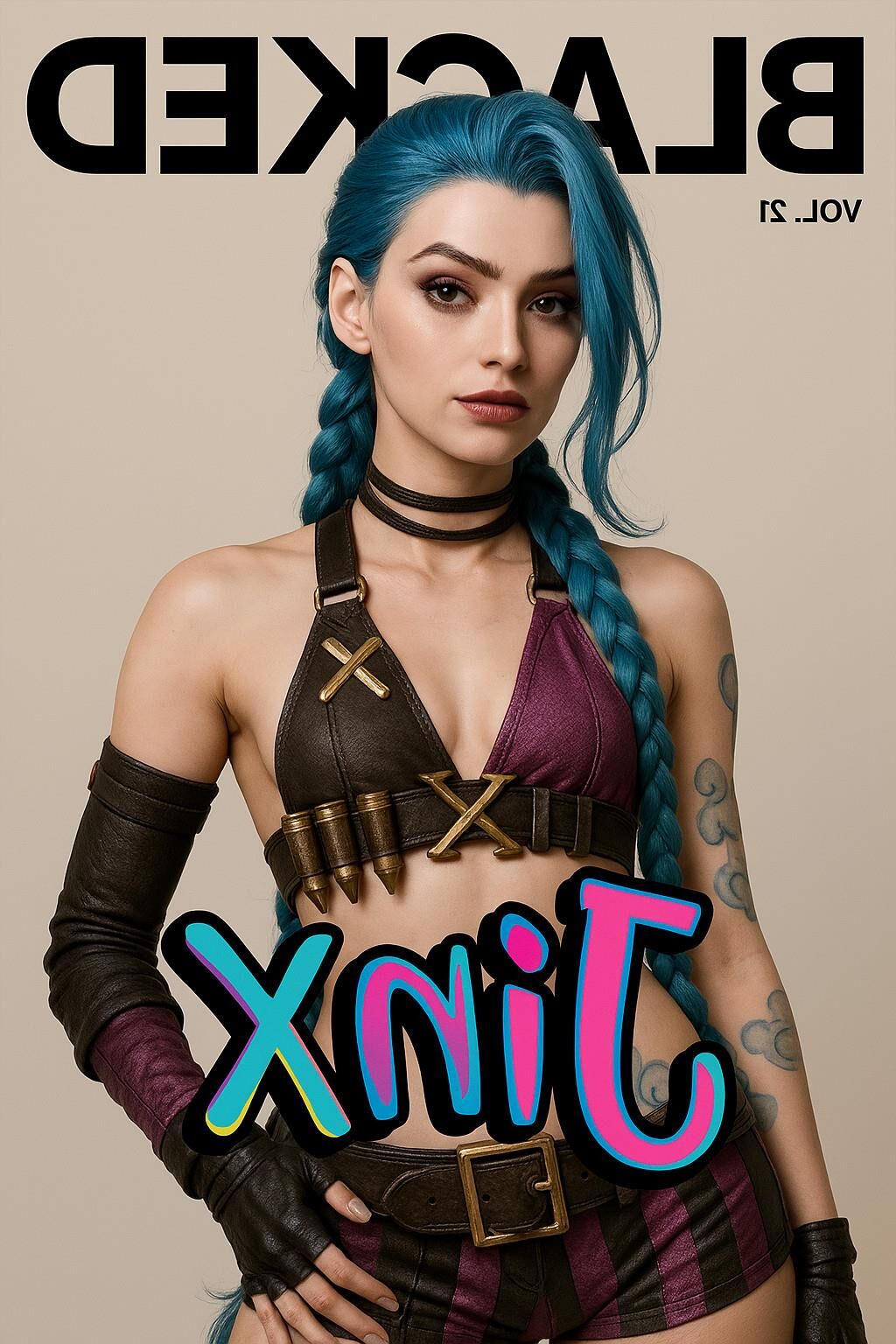 Jinx vs Vi Arcane League of Legends