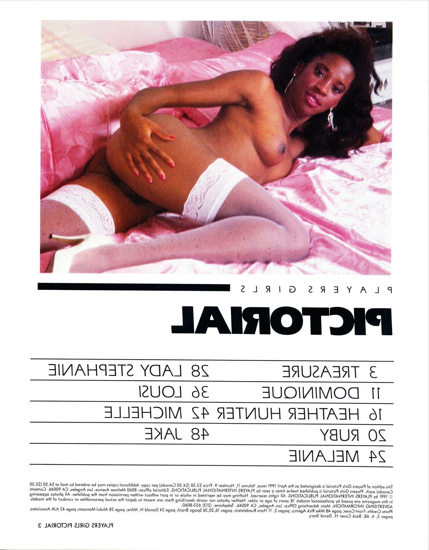 Jogadores Girls Pictorial Vol no
