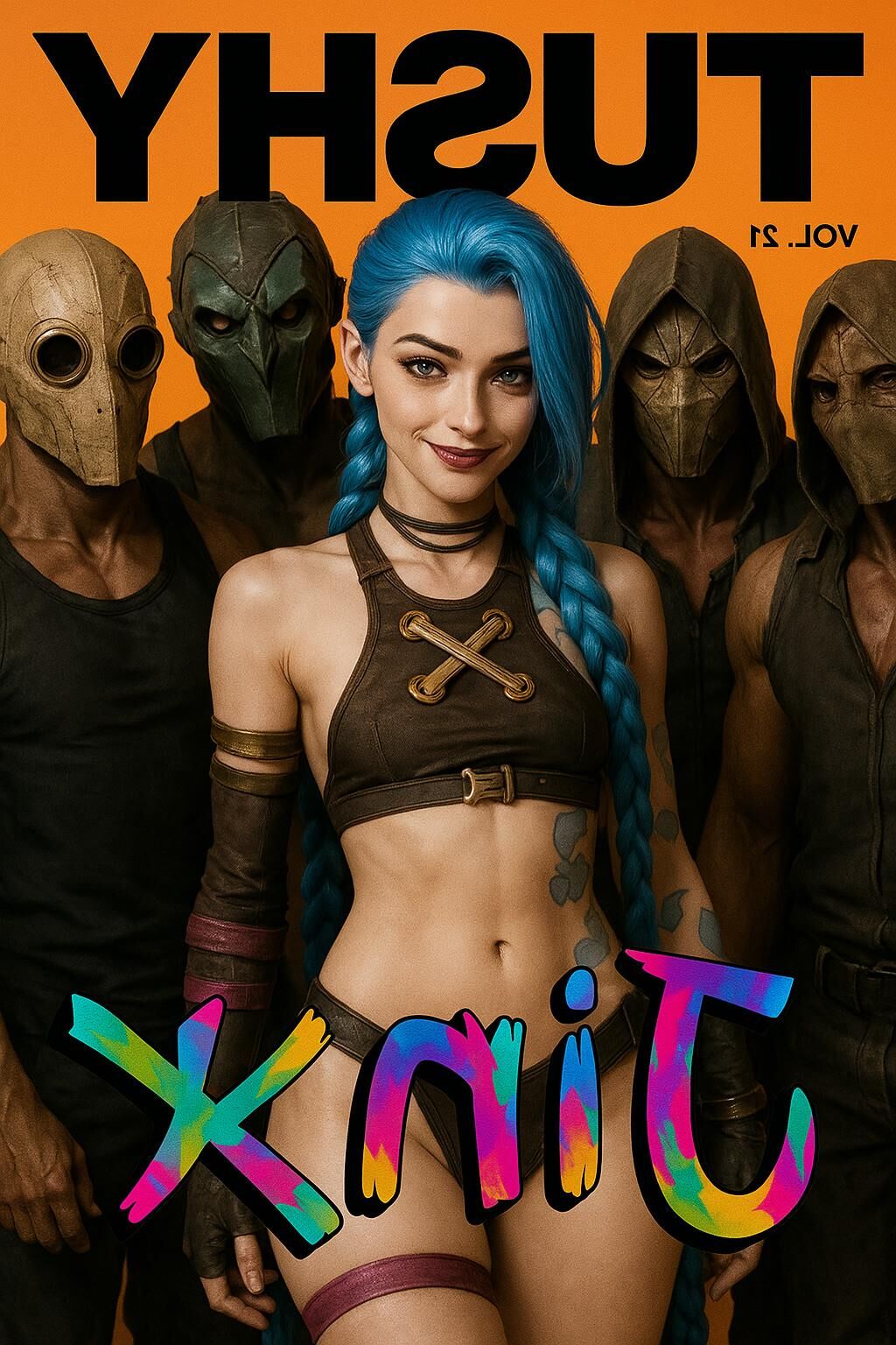 Jinx vs Vi Arcane League of Legends