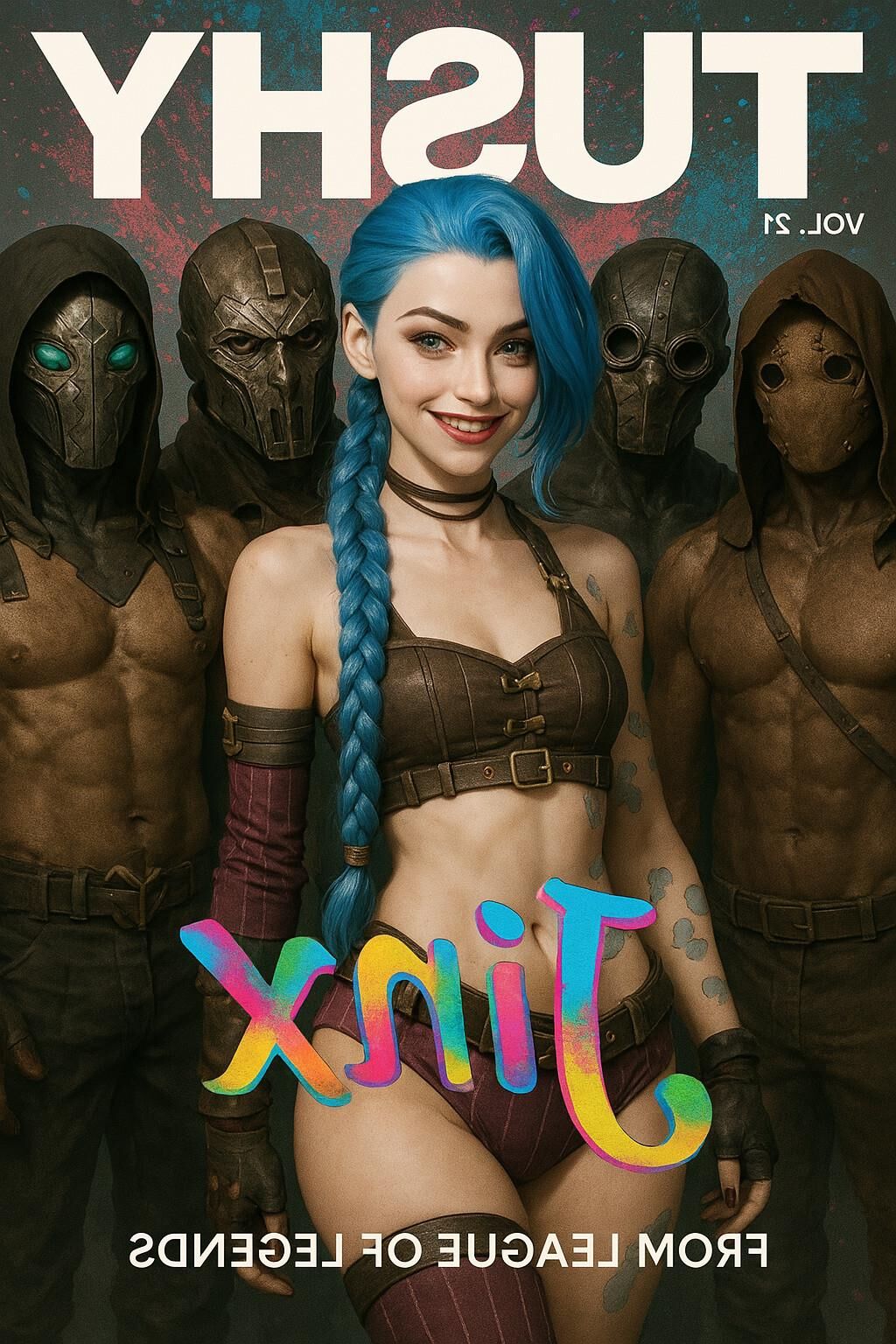 Jinx vs Vi Arcane League of Legends