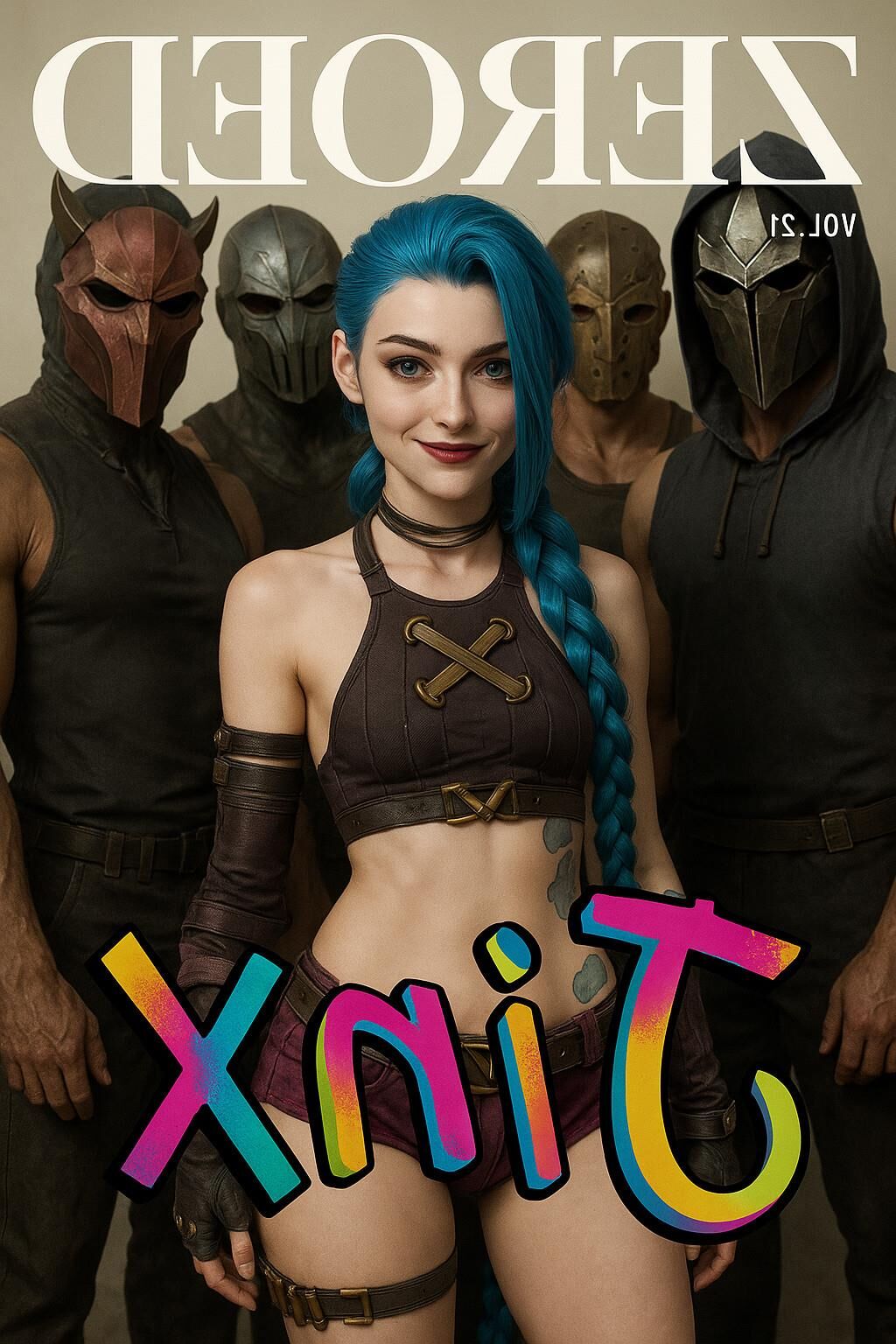Jinx vs Vi Arcane League of Legends