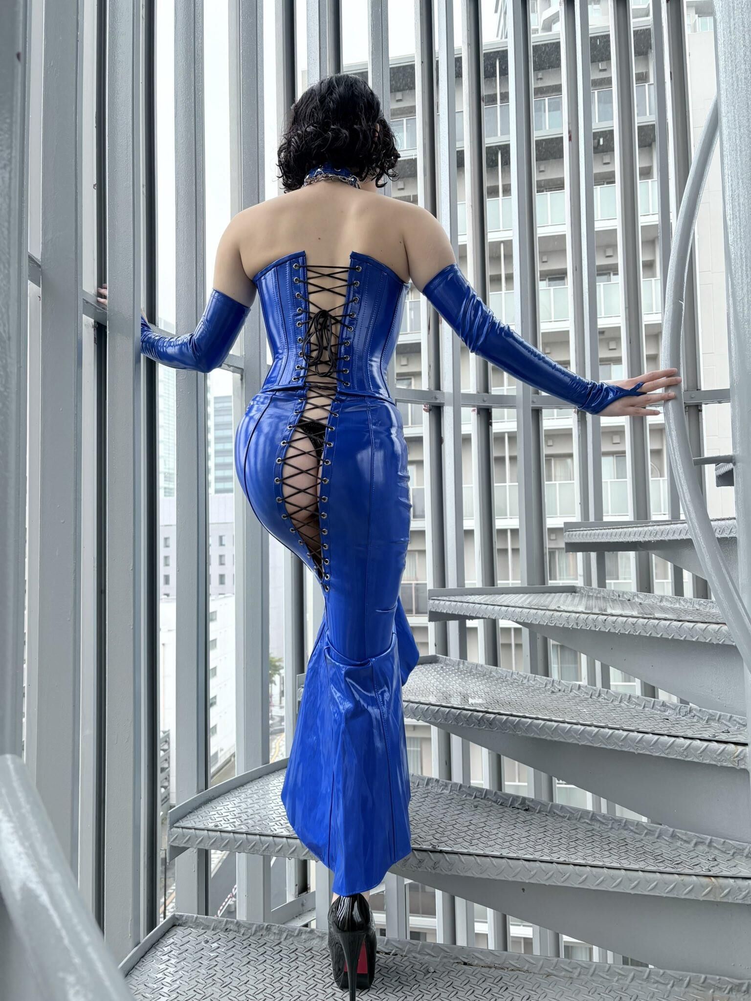 Asiatique, manque, nylons