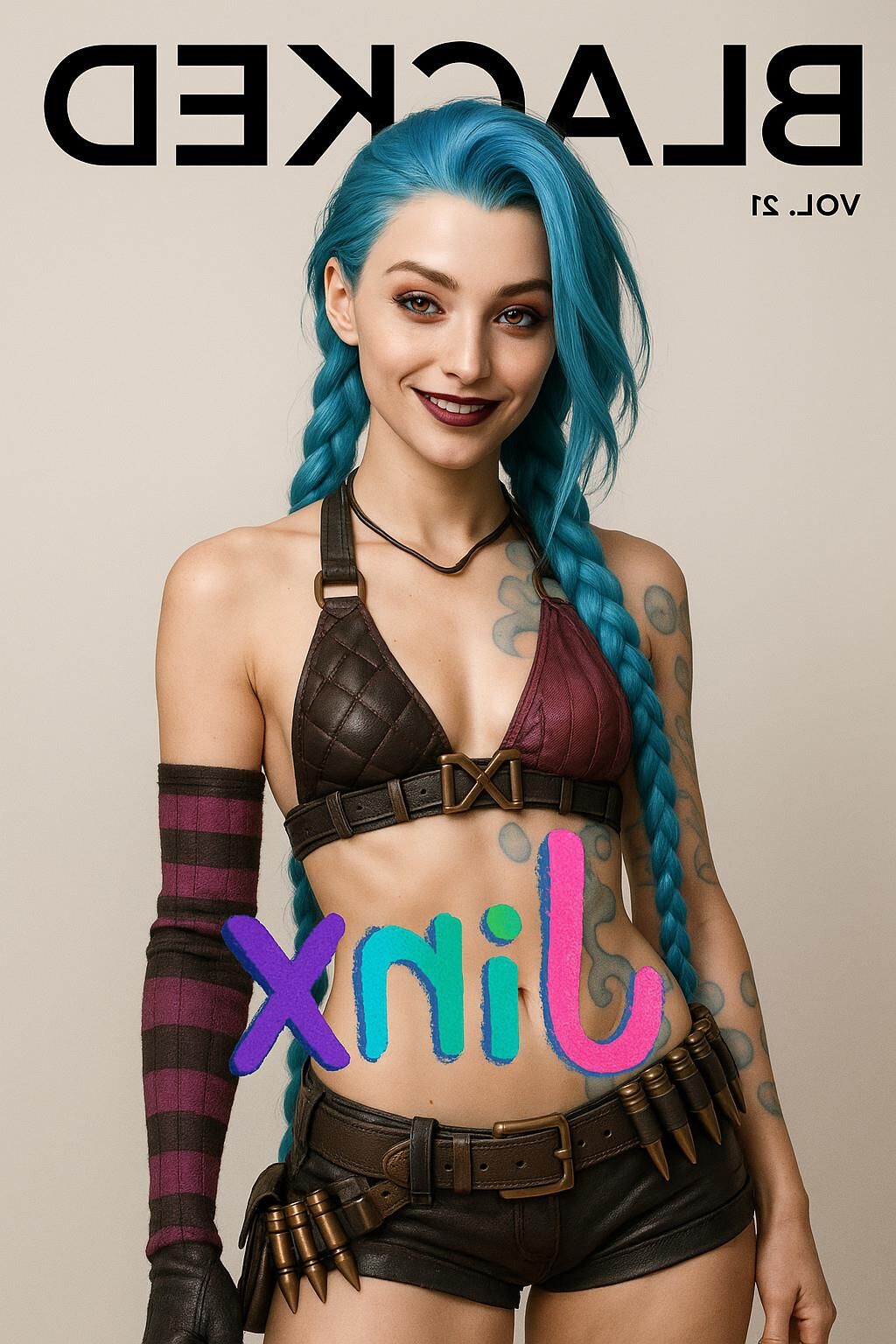 Jinx vs Vi Arcane League of Legends