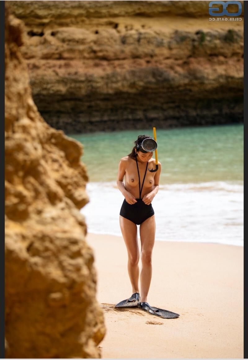 Kim Shinobi, modèle nude allemand asiatique