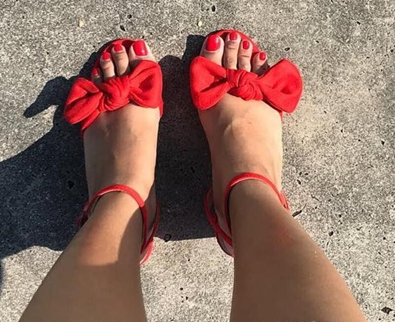 My Hotwife with beautiful Thick Sexy legs and yummy feet