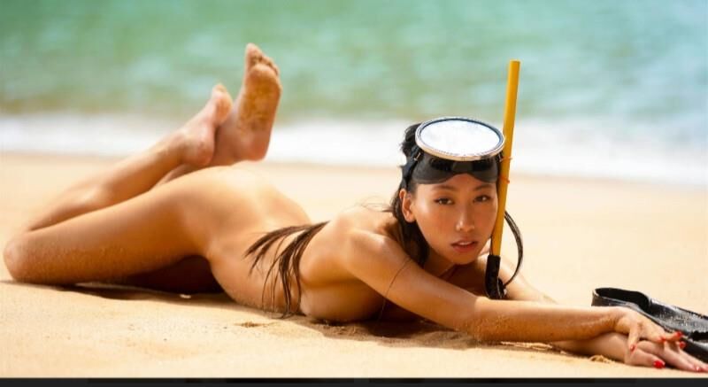 Kim Shinobi, modèle nude allemand asiatique
