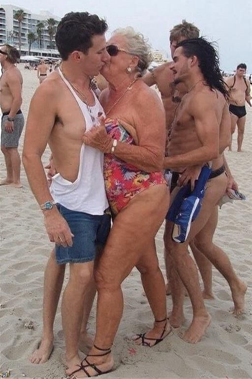 Grannies sur les vacances de printemps