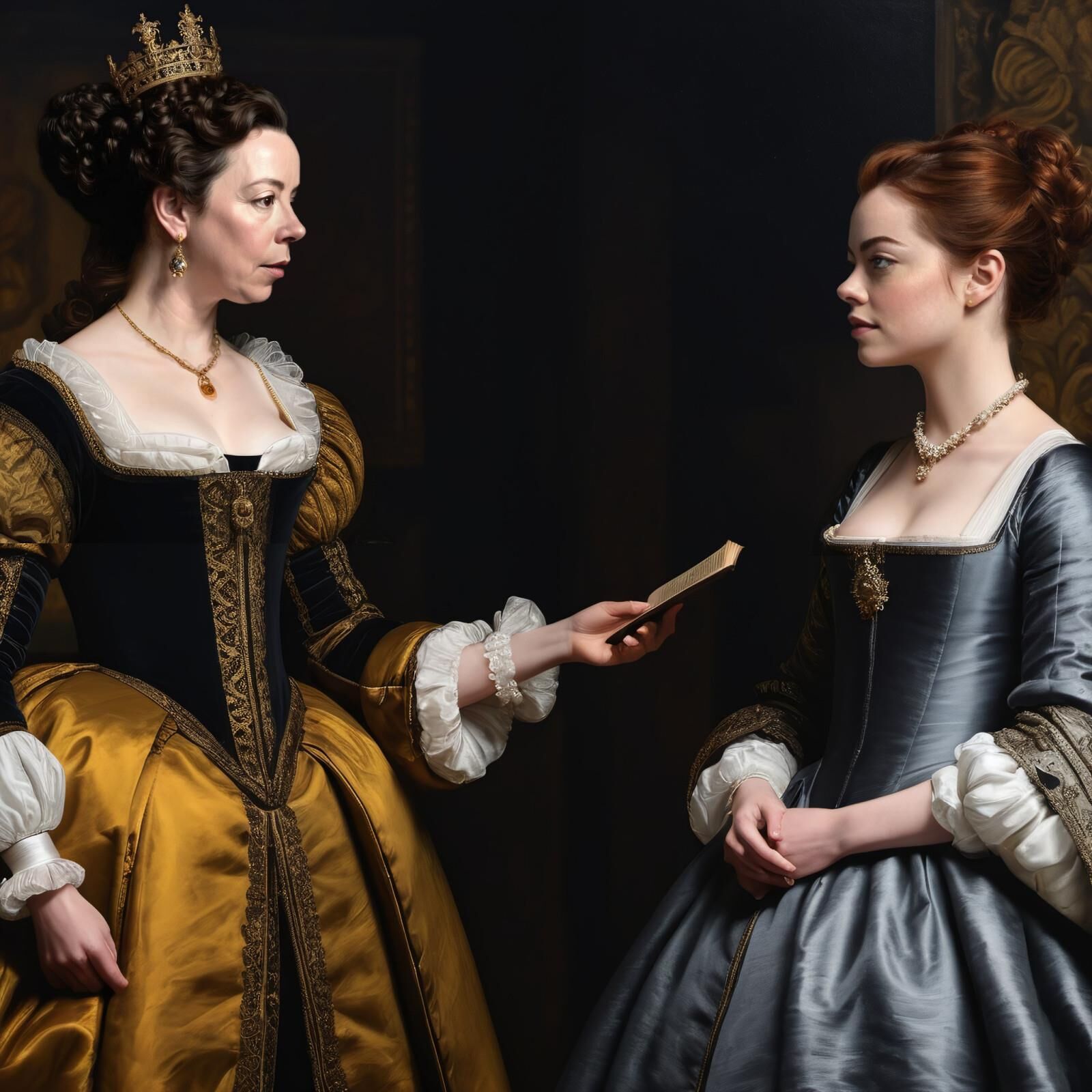 La préférée Emma Stone et Rachel Weisz