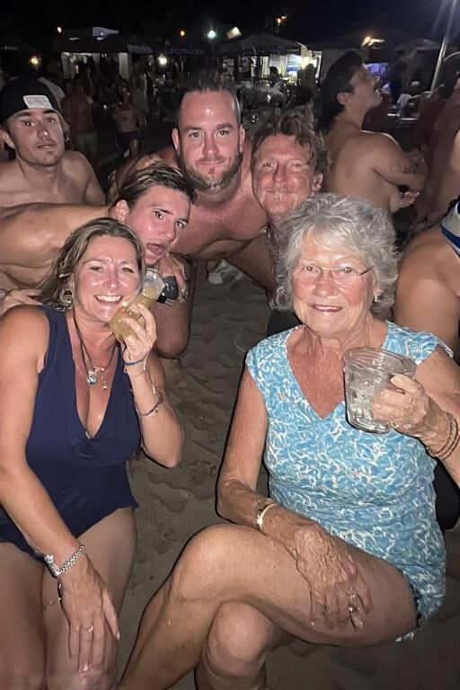 Grannies sur les vacances de printemps