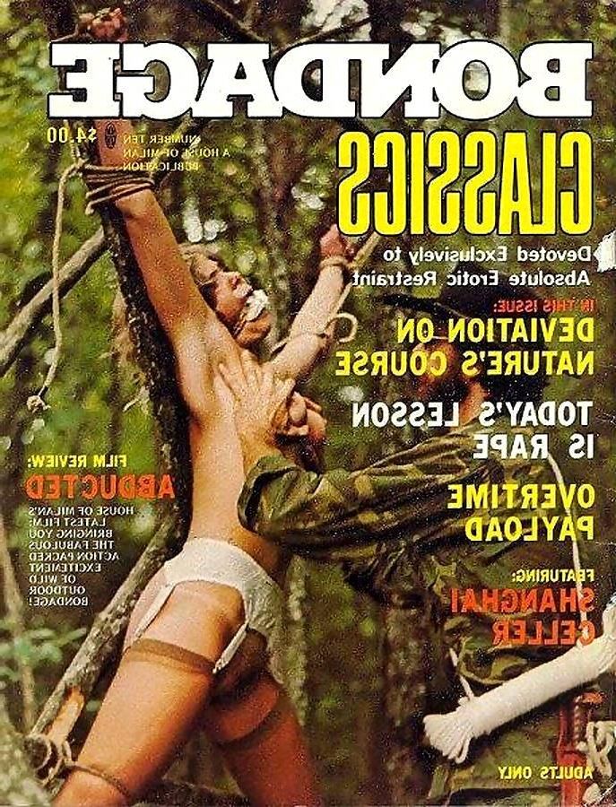 Couvertures de magazines de bondage assorties