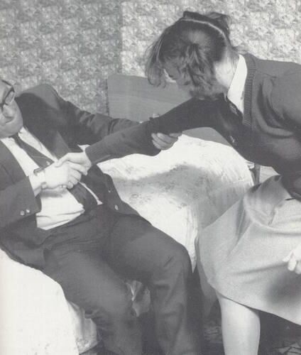 Retro Spanking Blushes picture set very naughty