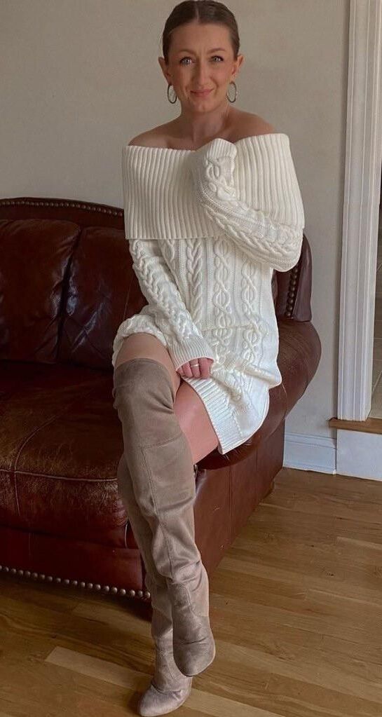 Leather and boots in public 