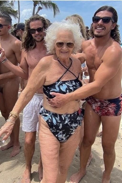 Grannies sur les vacances de printemps
