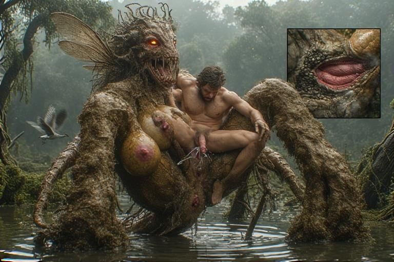 Rencontre de monstre de tourbière