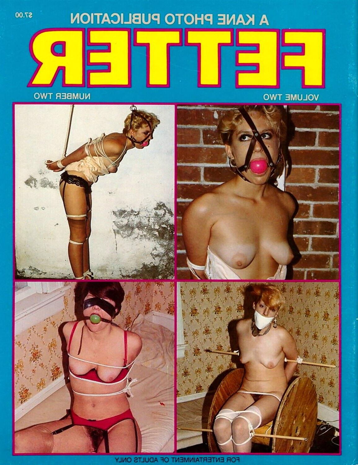 Couvertures de magazines de bondage assorties