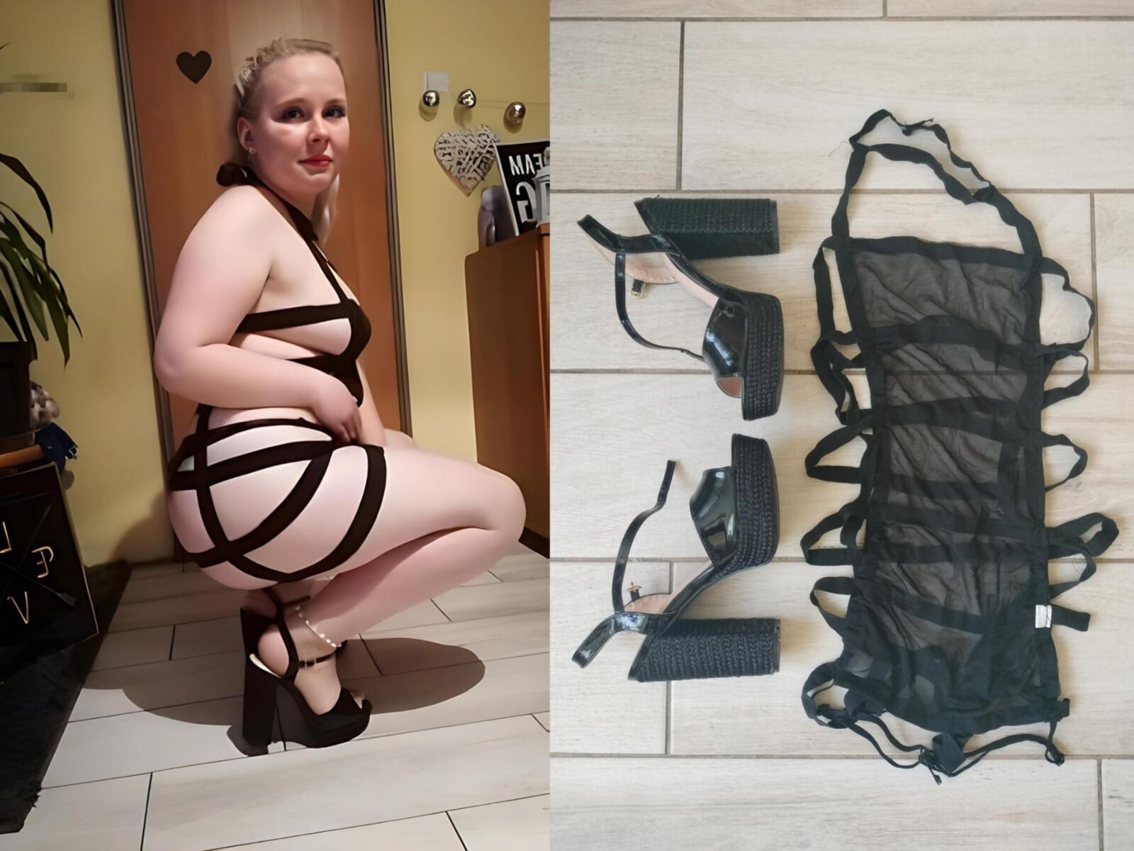 Wife Betty in slutwear. Please COMMENT 