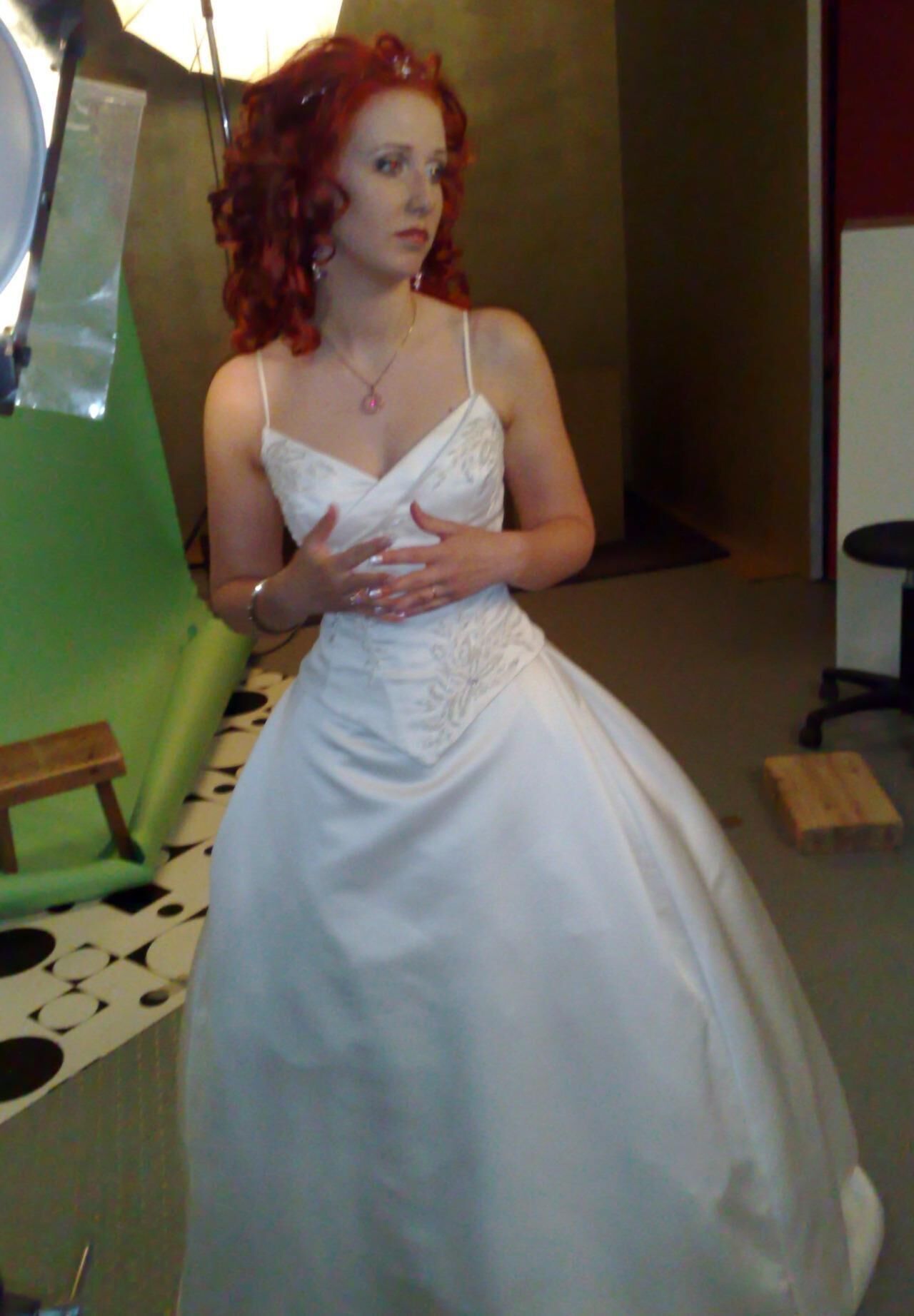 Mariée exposée