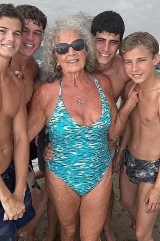 Grannies sur les vacances de printemps