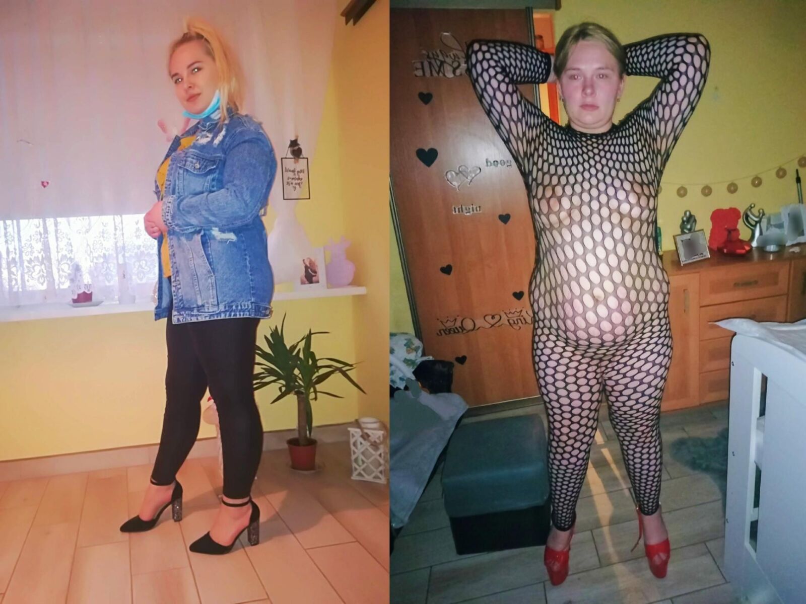Wife Betty in slutwear. Please COMMENT 