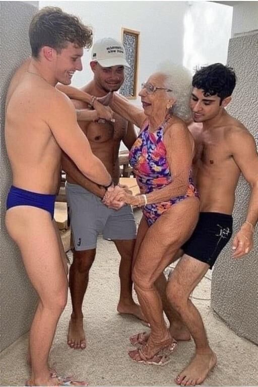 Grannies sur les vacances de printemps