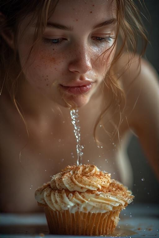 Cupcakes úmidos.