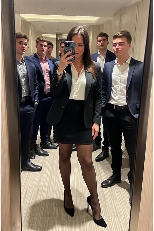 Indo para jantar com a equipe de vendas