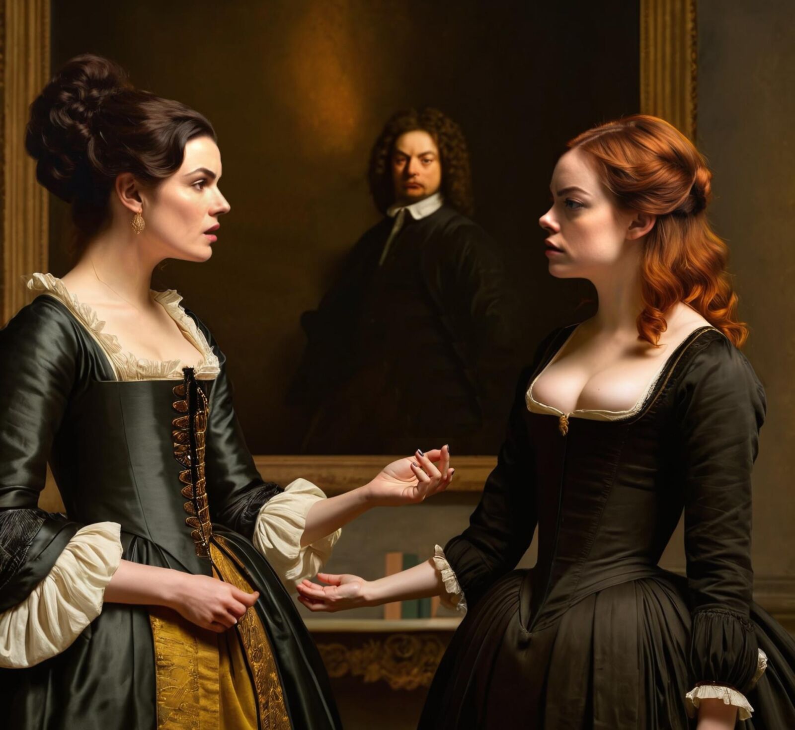 La préférée Emma Stone et Rachel Weisz