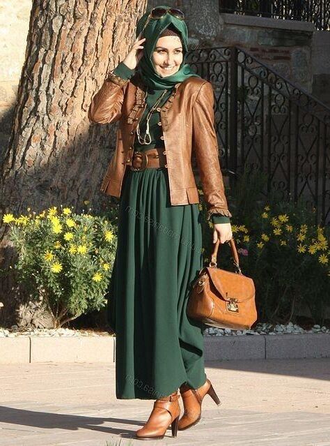 Leather and boots in public 